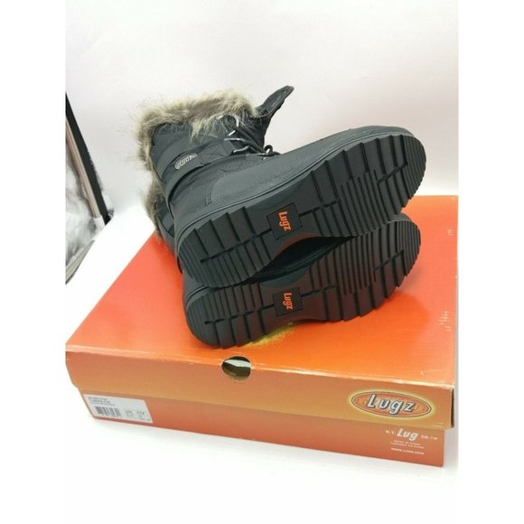 Lugz Tundra Tall Winter Snow Waterproof Boot Black Women's US 6 M - Picture 8 of 11